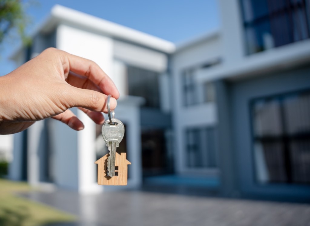 First-time home buyers touring new construction homes in Minnesota