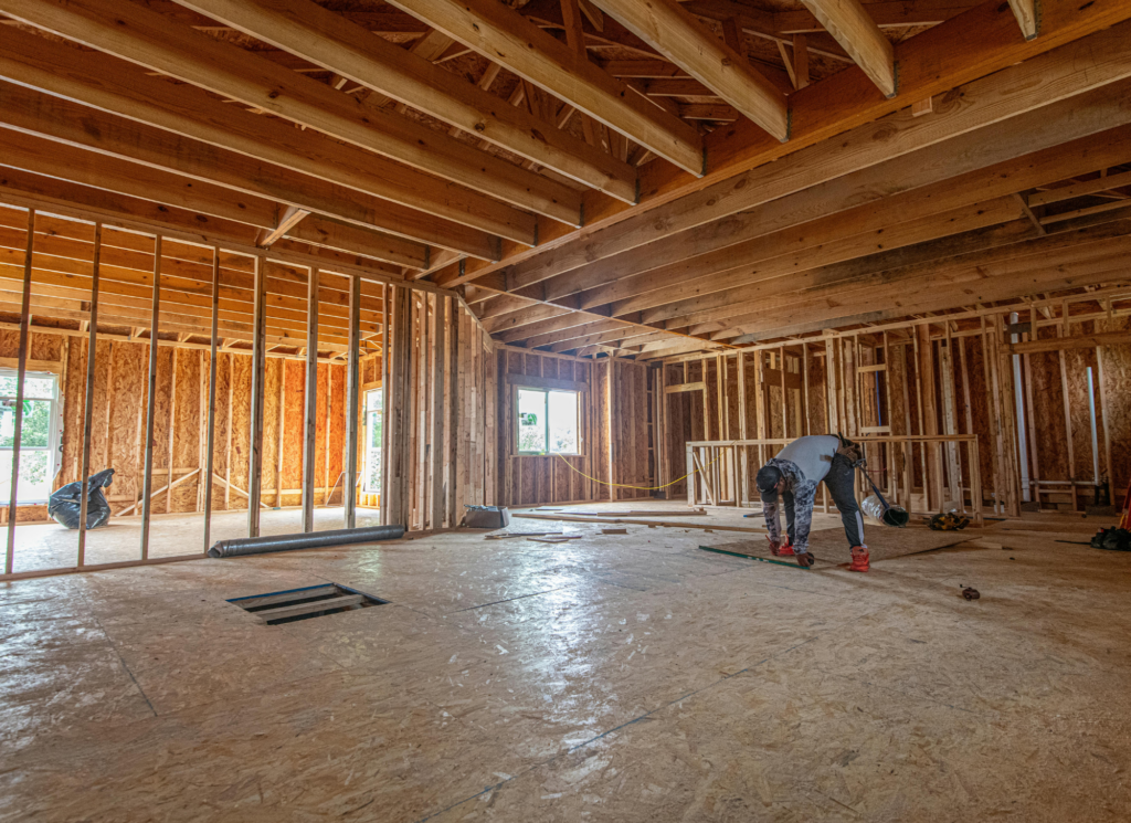 New construction homes in Minnesota showing modern suburban neighborhood