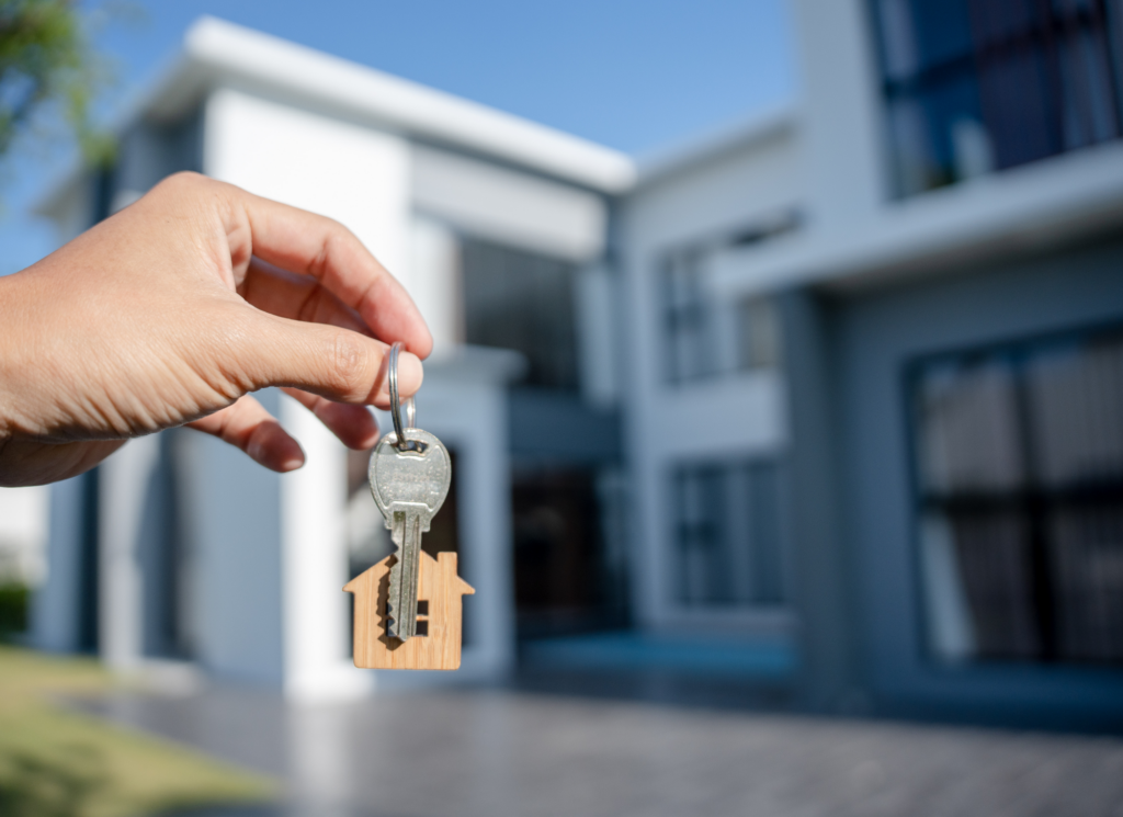 First-time home buyers touring new construction homes in Minnesota