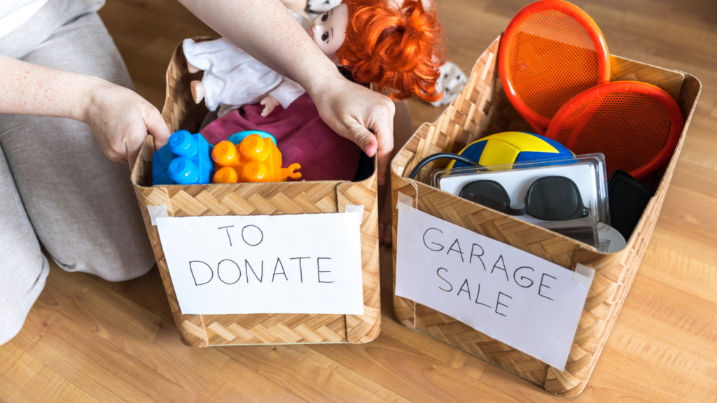 Minnesota homeowner decluttering and organizing home before listing for sale