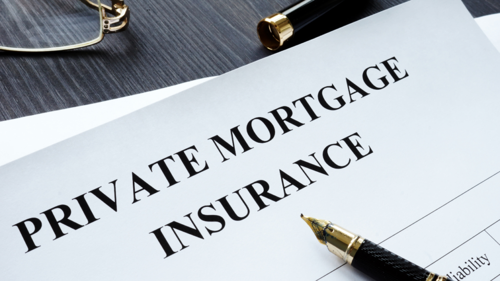 Minnesota homebuyer reviewing mortgage paperwork and PMI costs with real estate professional