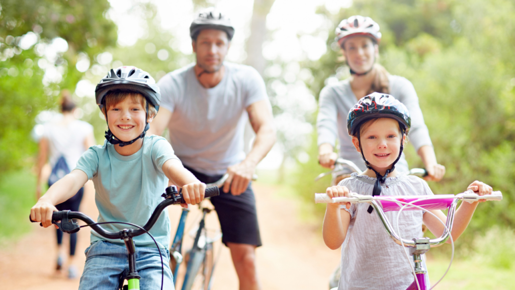 Minnesota residents enjoying lakes, hiking trails, biking paths, and outdoor recreation throughout the year