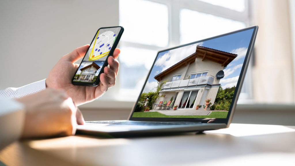 Minnesota home seller reviewing listing appearance on Zillow Realtor.com and Redfin with a Realtor to understand how the home is marketed on major real estate platforms